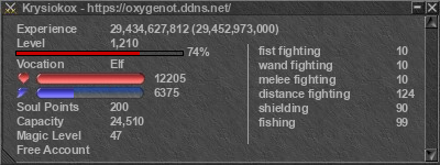 Signature for player Krysiokox