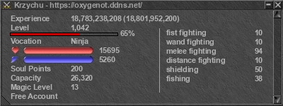 Signature for player Krzychu