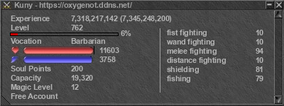 Signature for player Kuny