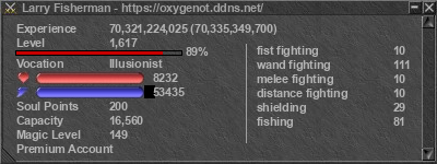 Signature for player Larry Fisherman