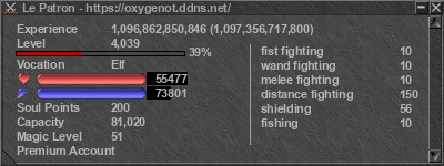 Signature for player Le Patron