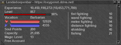 Signature for player Lendadoopenbar