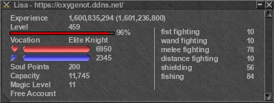 Signature for player Lisa