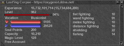 Signature for player Loot'ing Corpse