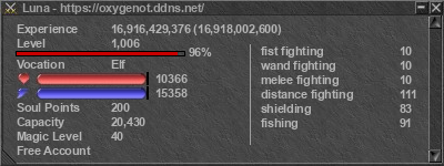 Signature for player Luna