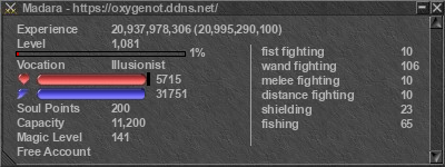 Signature for player Madara