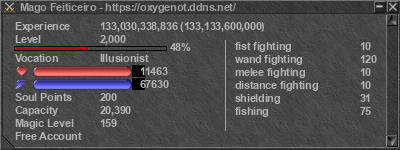 Signature for player Mago Feiticeiro