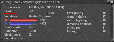 Signature for player Maguinoia