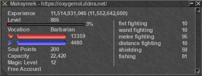 Signature for player Maksymek