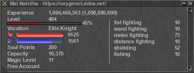 Signature for player Mal Natrilha