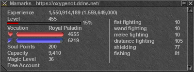 Signature for player Mamarks