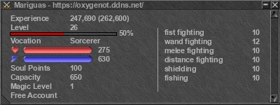 Signature for player Mariguas