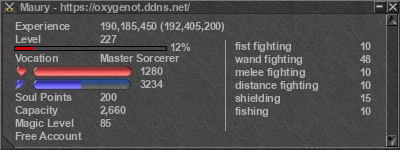 Signature for player Maury