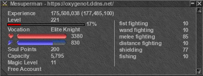 Signature for player Mesuperman