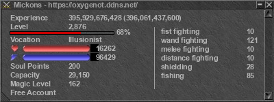 Signature for player Mickons