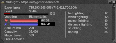 Signature for player Midnight