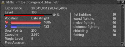 Signature for player Miffic