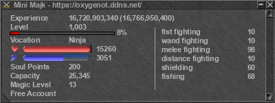 Signature for player Mini Majk