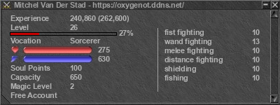 Signature for player Mitchel Van Der Stad