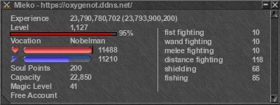 Signature for player Mleko