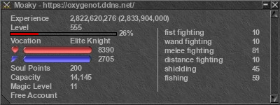 Signature for player Moaky