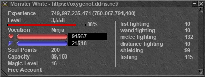 Signature for player Monster White