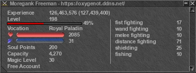 Signature for player Moregank Freeman