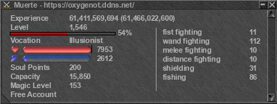 Signature for player Muerte