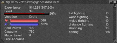 Signature for player My Hero