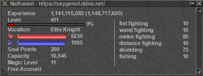 Signature for player Nathaniel