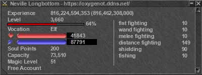 Signature for player Neville Longbottom