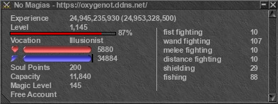 Signature for player No Magias