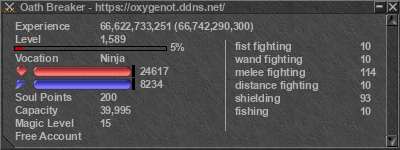 Signature for player Oath Breaker