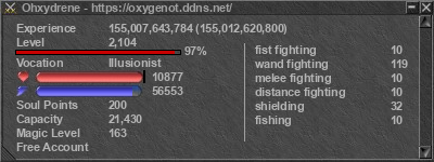 Signature for player Ohxydrene