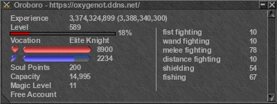 Signature for player Oroboro