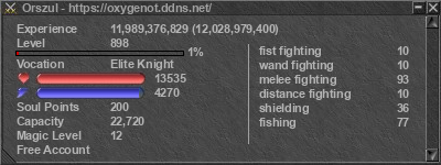 Signature for player Orszul