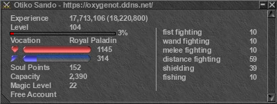 Signature for player Otiko Sando