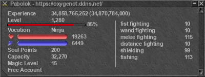 Signature for player Pabolok