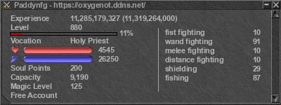 Signature for player Paddynfg