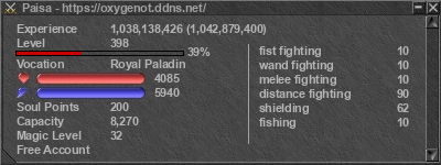 Signature for player Paisa