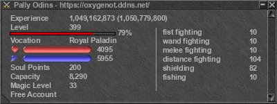 Signature for player Pally Odins