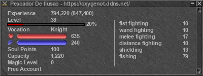 Signature for player Pescador De Ilusao