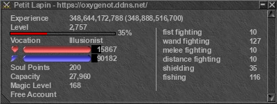 Signature for player Petit Lapin