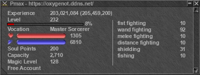 Signature for player Pmax