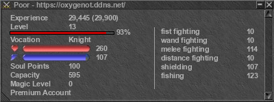 Signature for player Poor