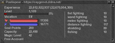 Signature for player Postispear