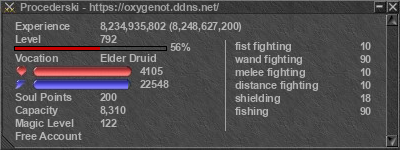 Signature for player Procederski