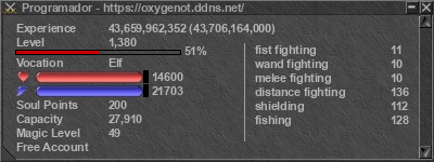 Signature for player Programador