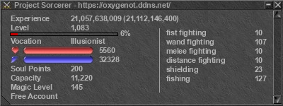 Signature for player Project Sorcerer