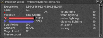 Signature for player Przeciez Wiesz